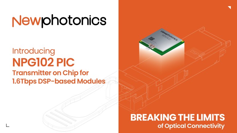 NewPhotonics NPG102 PIC TOC for DSP-based Modules