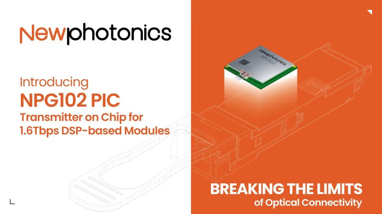 NewPhotonics NPG102 PIC TOC for DSP-based Modules