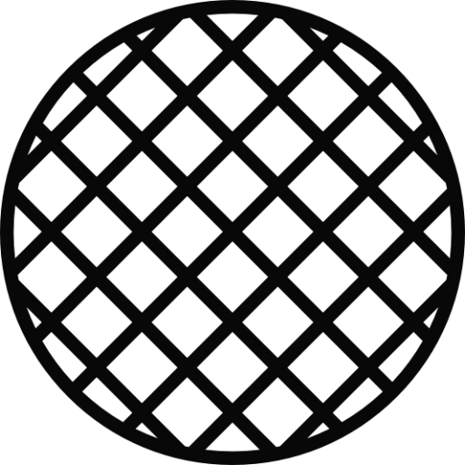icon representing a wafer of silicon photonics chips